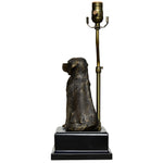 Bronze Golden Retriever Lamp