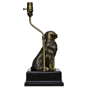 Bronze Golden Retriever Lamp