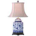Blue & White Porcelain Tea Jar Lamp