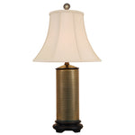 Gold French Porcelain Table Lamp