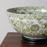 Lemon Green Porcelain Bowl with Base