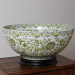 Lemon Green Porcelain Bowl with Base
