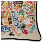 London Hand-Embroidered Pillow