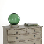 English Pine Faux Bamboo Chest c1830