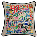 Michigan Hand-Embroidered Pillow