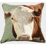 Hereford Needlepoint Pillow
