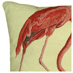 American Flamingo Needlepoint Pillow