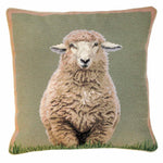 Standing Sheep Needlepoint Pillow