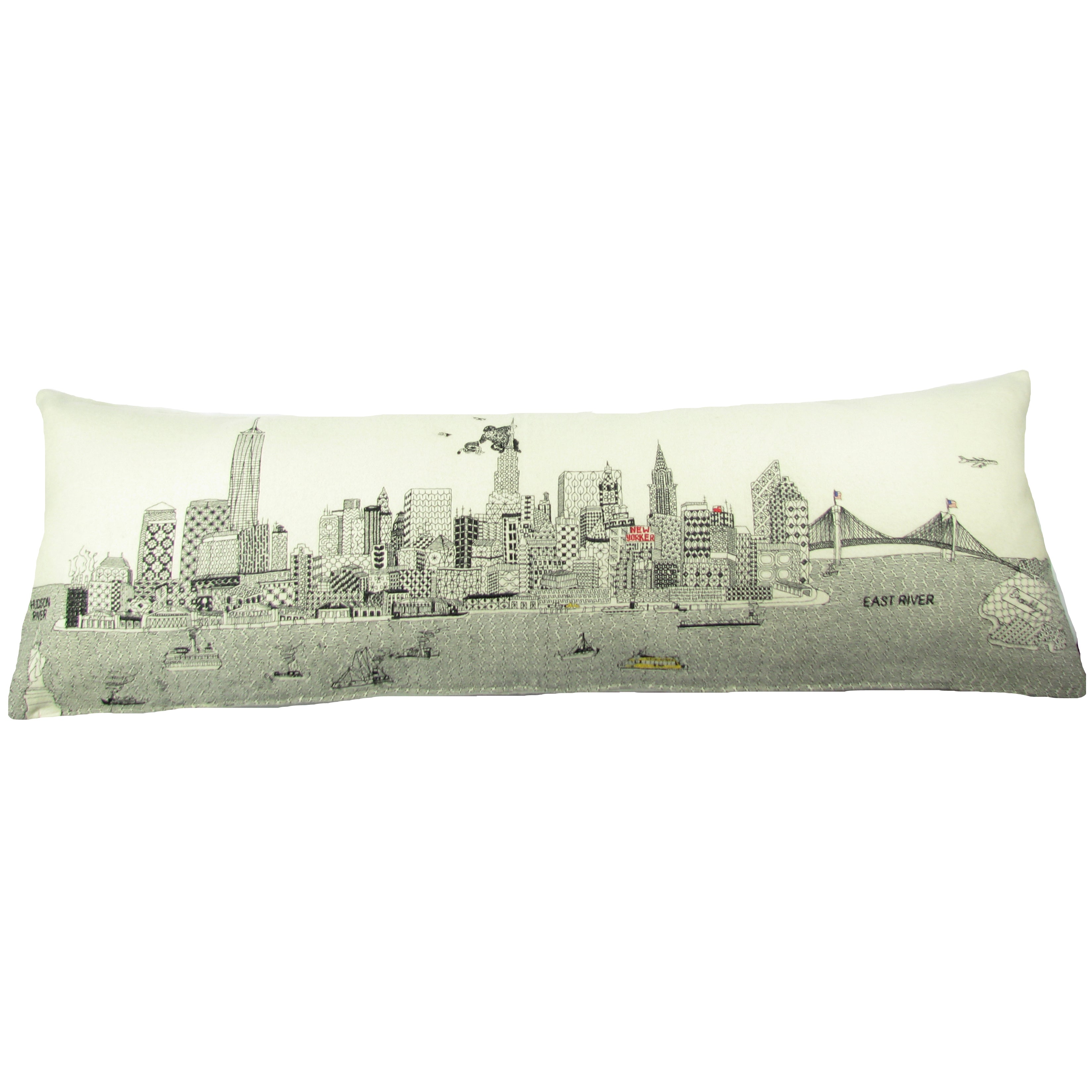 New York Skyline Pillow