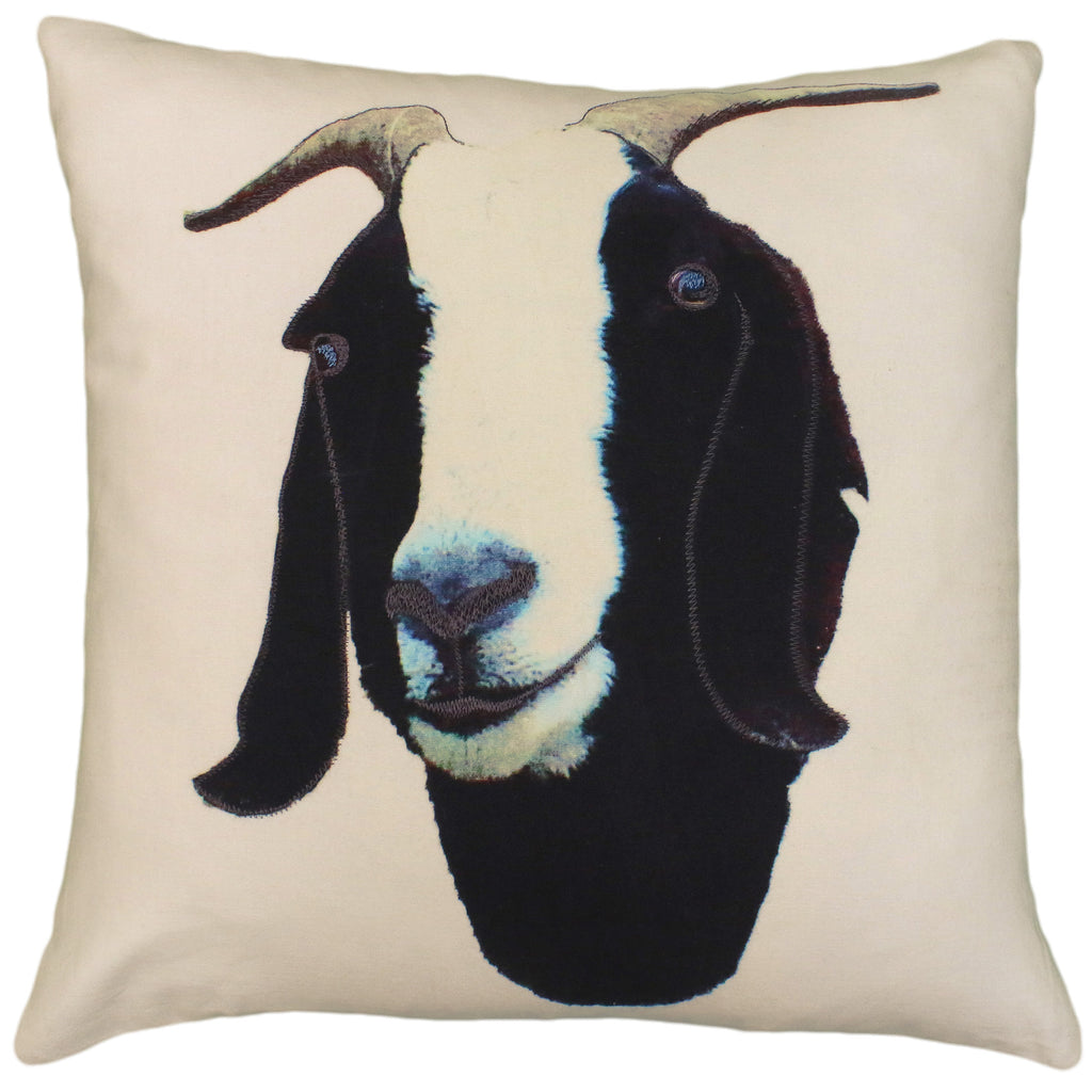 Carl Goat Printed Pillow