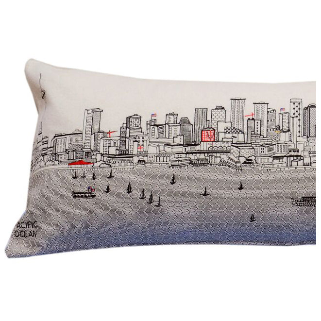 Seattle Skyline Pillow