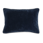 Heirloom Velvet Navy Pillow 14x20, Set of 2