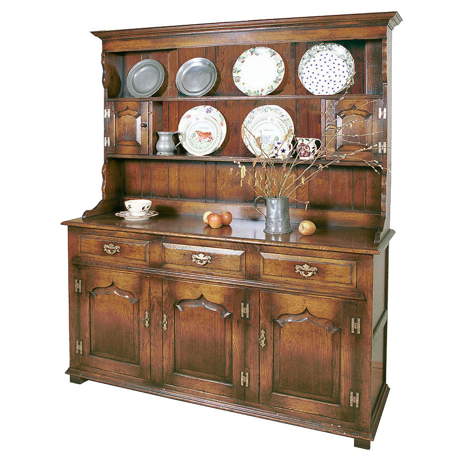 Welsh Dresser with 3 Cupboards and 3 Drawers – English Traditions Welsh Dresser with 3 Cupboards and 3 Drawers – English Traditions