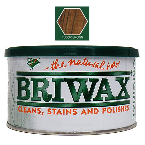 BRIWAX Wax Polish Tudor Brown 16oz Can for sale online