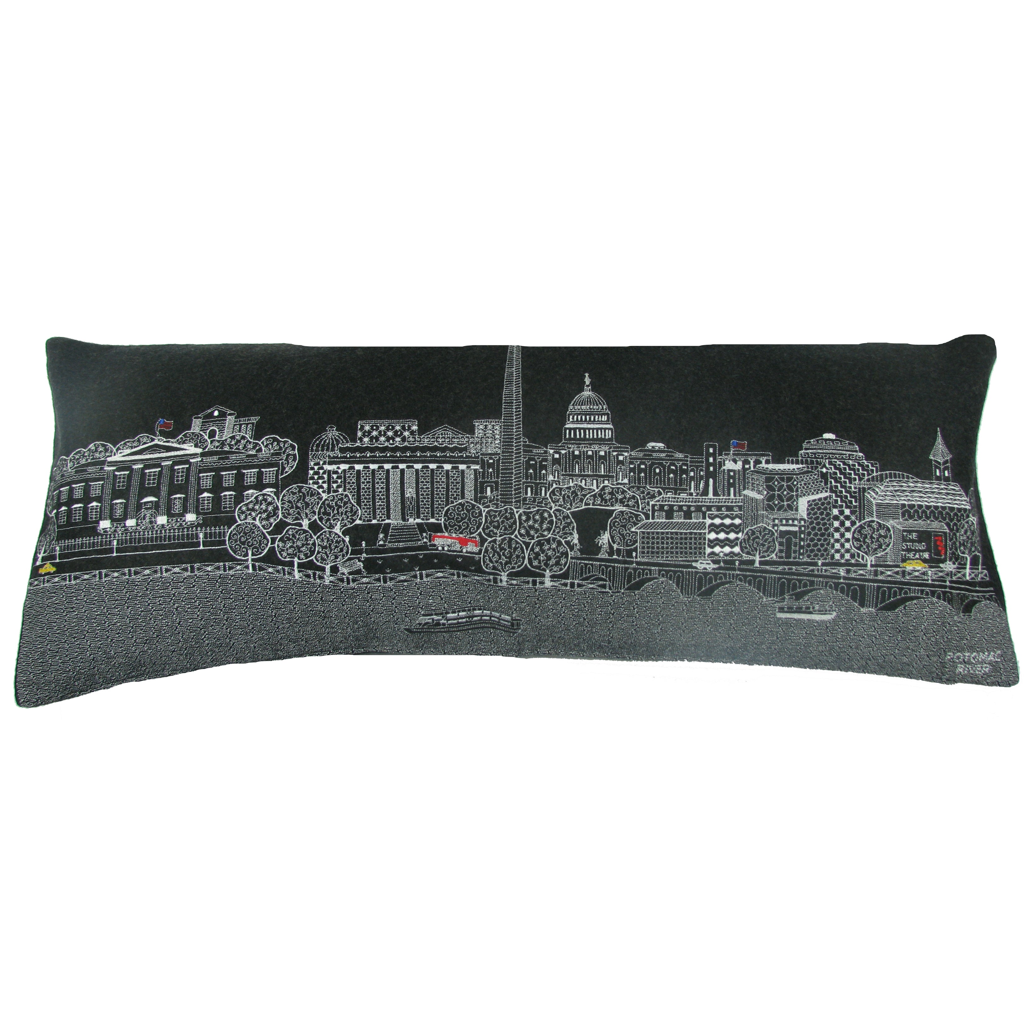 Washington D.C. Skyline Pillow – English Traditions