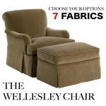 Make you own Wellesley Chair shown in Endeavor Java fabric