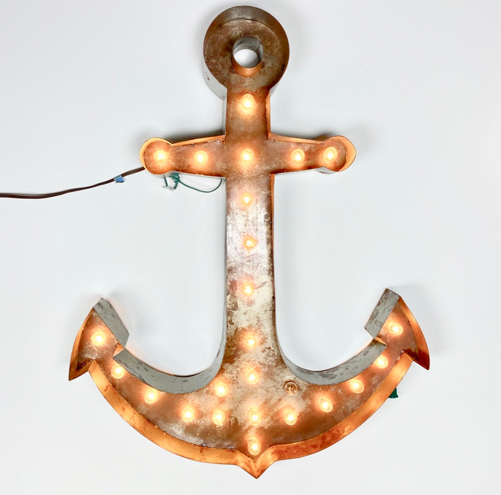Anchor Letter Light Sign