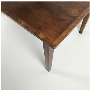 Farmhouse Table with Banding & Tapered Legs