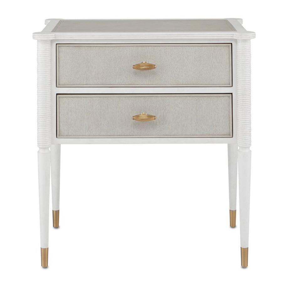 Aster White Nightstand