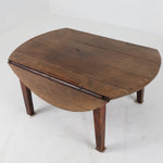 French Antique Drop Leaf Coffee Table c1870