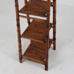 Vintage Bamboo Ladder Shelf