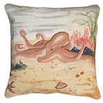 Octopus Needlepoint Pillow