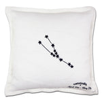 Taurus Astrology Hand-Embroidered Pillow
