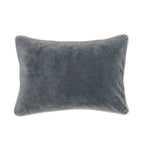 Heirloom Velvet Stone Gray Pillow 14x20, Set of 2