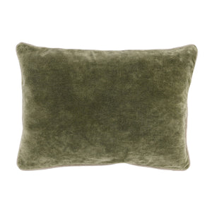 Heirloom Velvet Moss Pillow 14x20, Set of 2